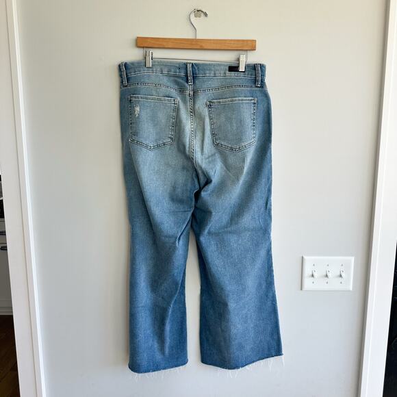 Kut From The Kloth Meg Fab Ab Wide Leg High Rise Jeans 12 - Picture 3 of 11